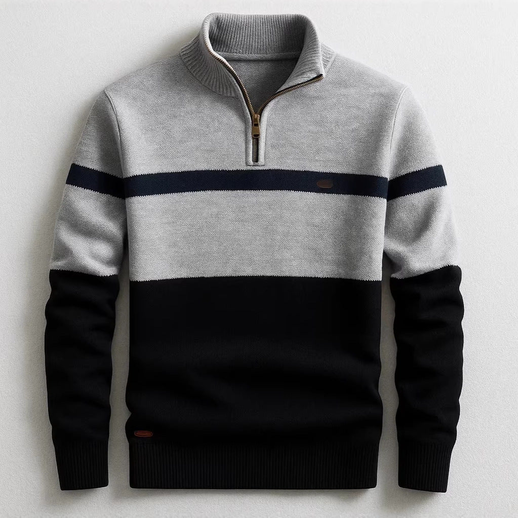 Half Zipper Sweater - premium Quality