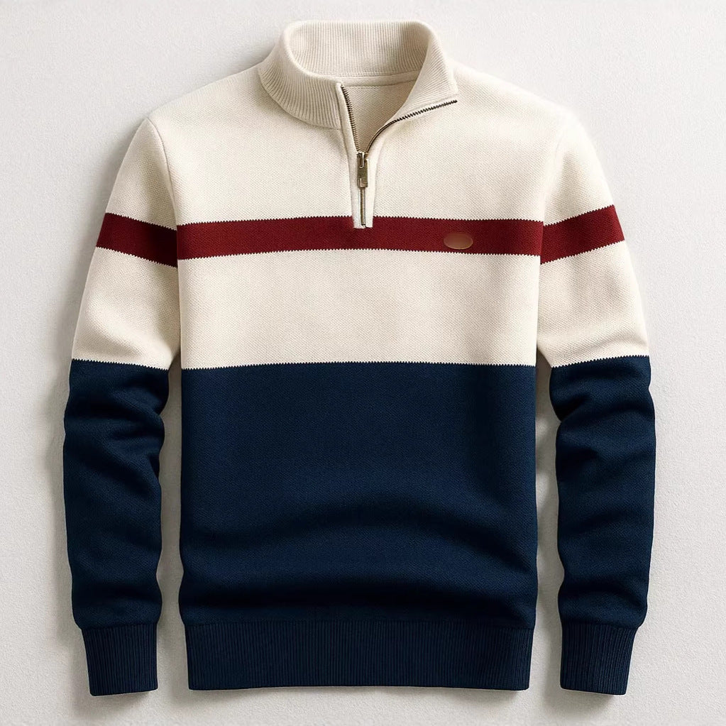 Half Zipper Sweater - premium Quality